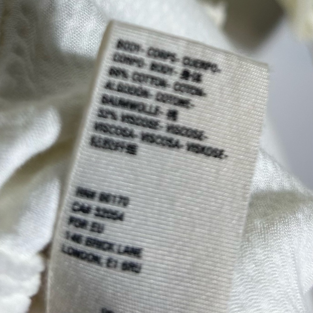 We the Free Women's Off White Corduroy Shirt Dress in Size S - Picture 15 of 16